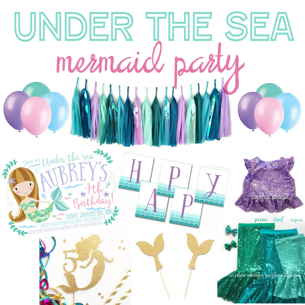 Mermaid Under the Sea Party Inspiration