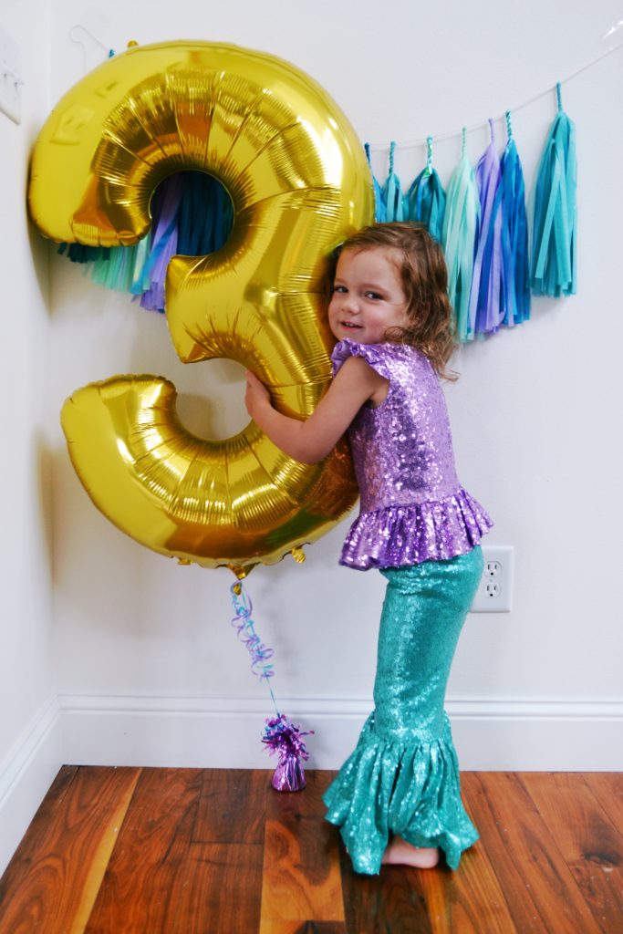 Mermaid inspired birthday